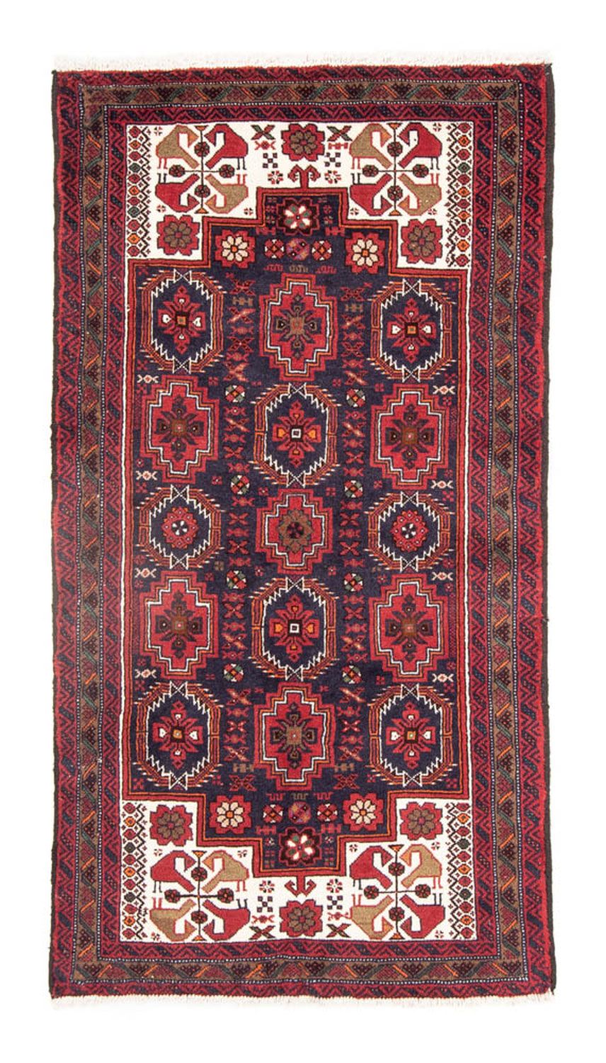 Loper Baluch tapijt - 188 x 100 cm - rood