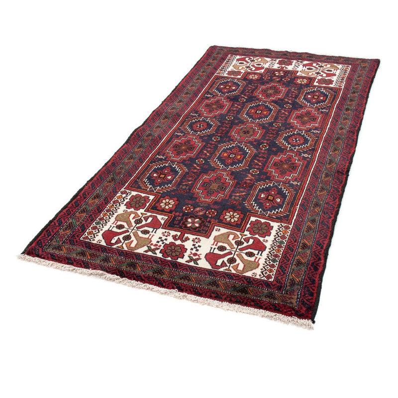 Loper Baluch tapijt - 188 x 100 cm - rood