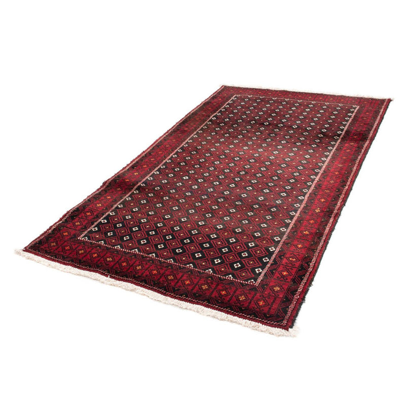 Loper Baluch tapijt - 210 x 114 cm - donkerrood