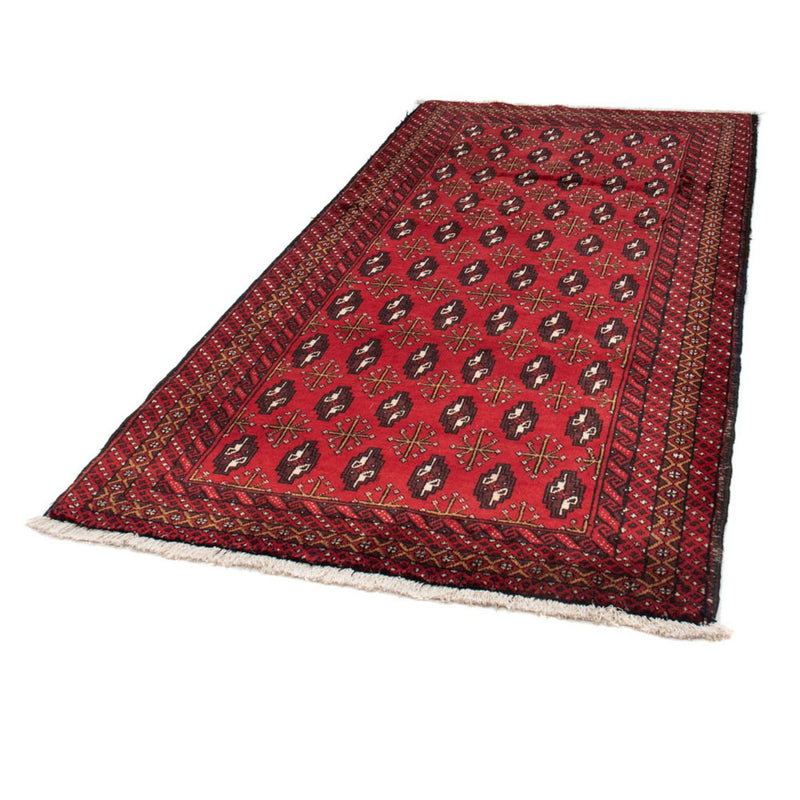 Loper Baluch tapijt - 208 x 108 cm - rood