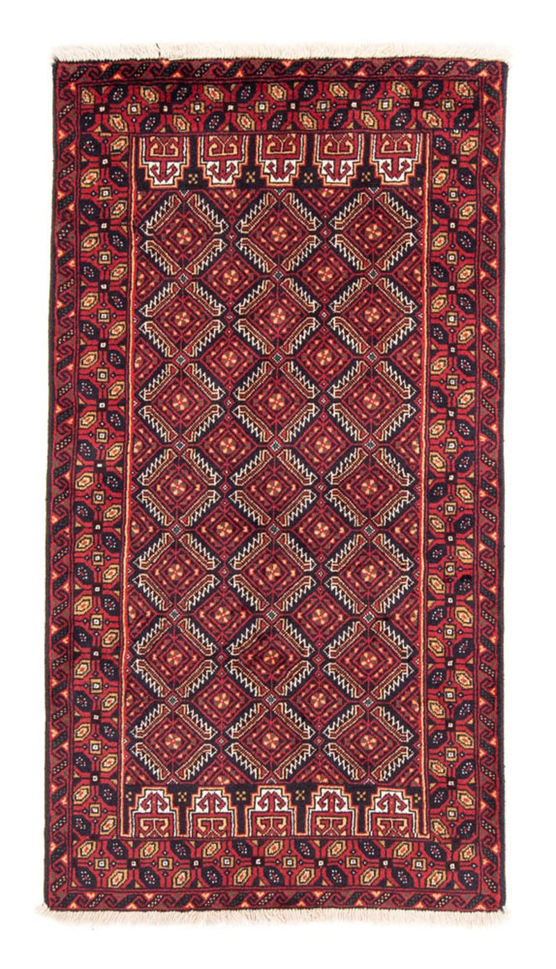Loper Baluch tapijt - 193 x 103 cm - rood
