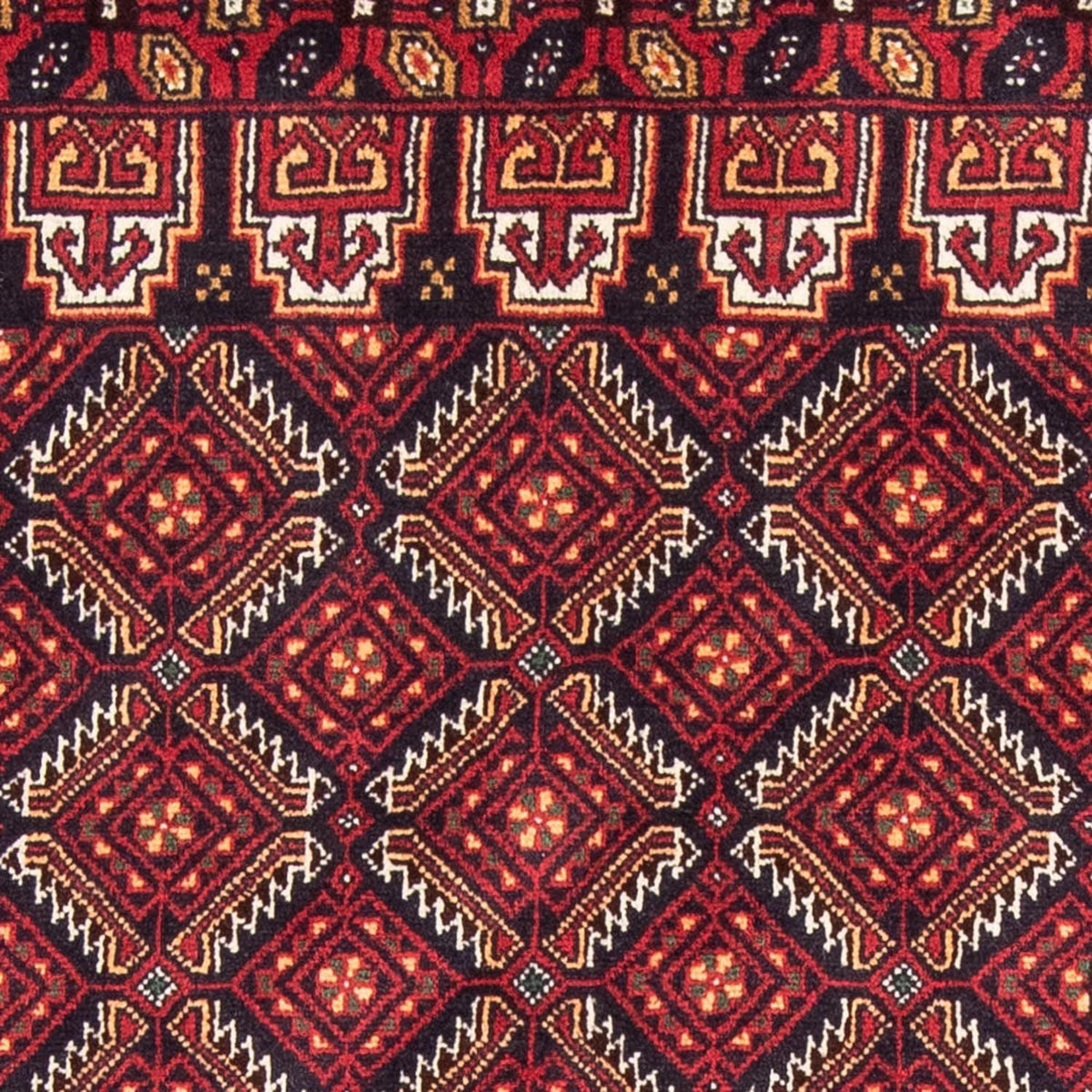 Loper Baluch tapijt - 193 x 103 cm - rood
