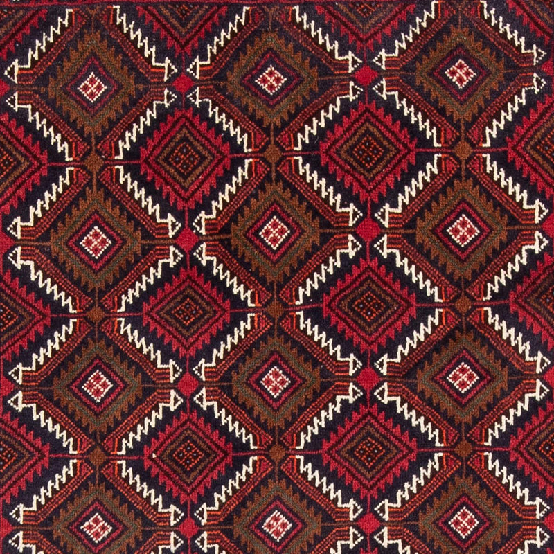Loper Baluch tapijt - 197 x 107 cm - donkerrood