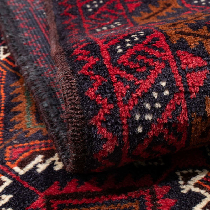 Loper Baluch tapijt - 197 x 107 cm - donkerrood