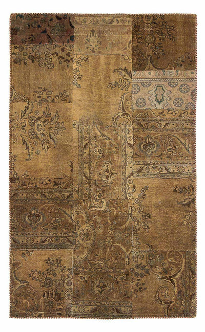 Patchwork tapijt 128x207cm - Perserteppich Wollteppich