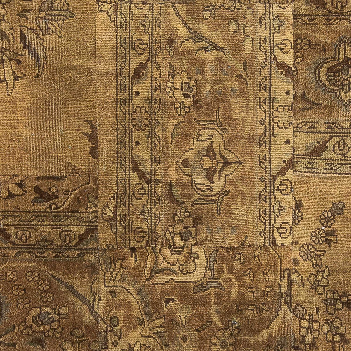 Patchwork tapijt - 207 x 128 cm - veelkleurig