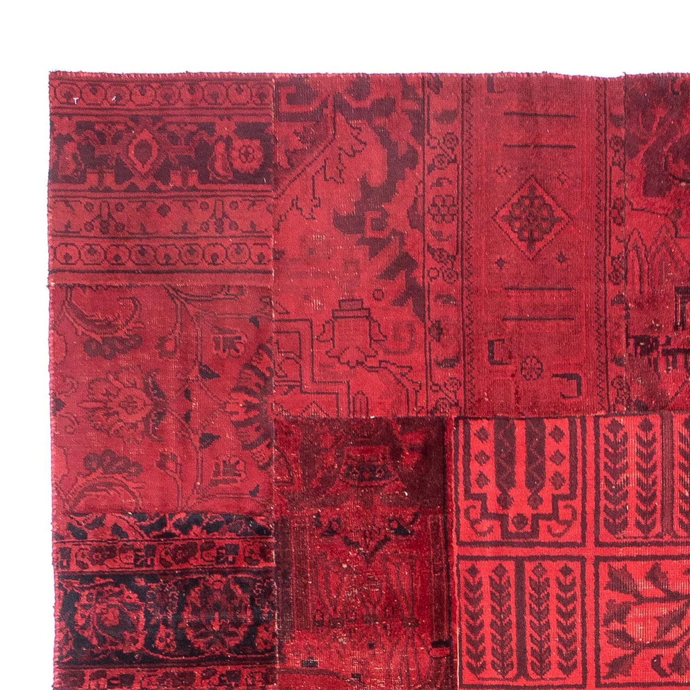 Patchwork tapijt 296x196cm - Perserteppich Wollteppich