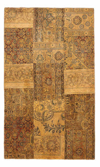 Patchwork tapijt - 205 x 131 cm - veelkleurig