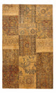 Patchwork tapijt 205x131cm - Perserteppich Wollteppich