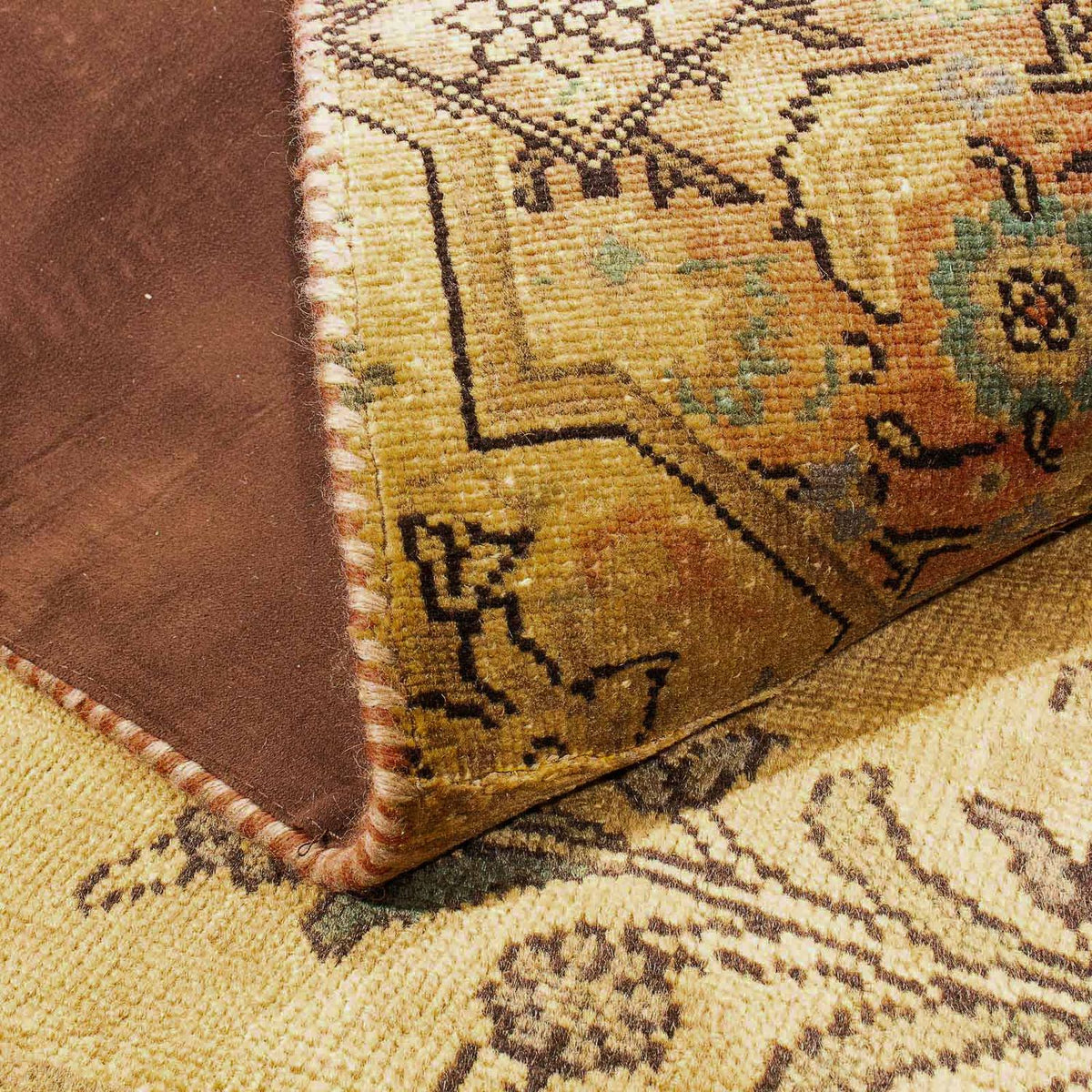 Patchwork tapijt - 205 x 131 cm - veelkleurig