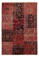 Patchwork tapijt 207x135cm - Perserteppich Wollteppich