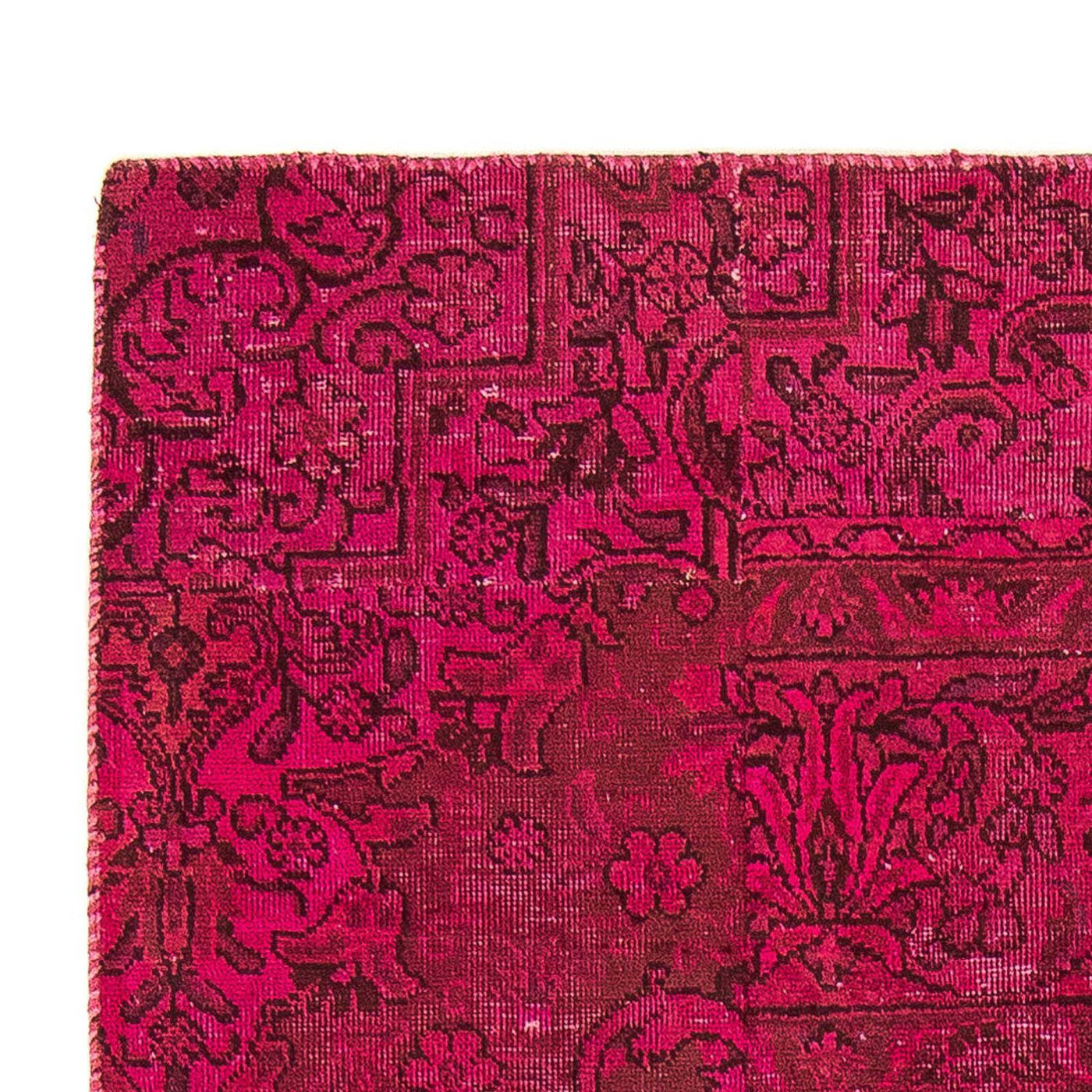 Patchwork tapijt 202x127cm - Perserteppich Wollteppich