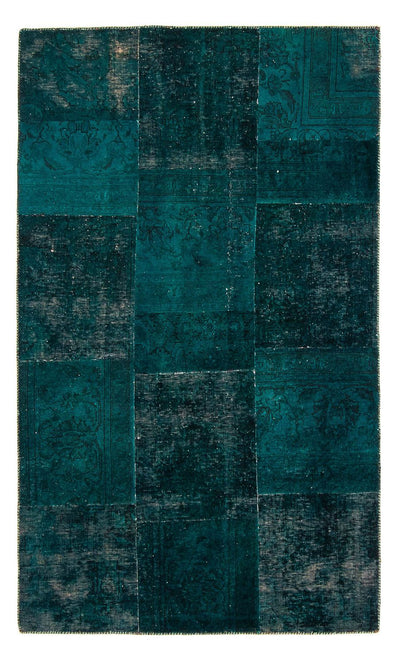 Patchwork tapijt 131x205cm - Perserteppich Wollteppich
