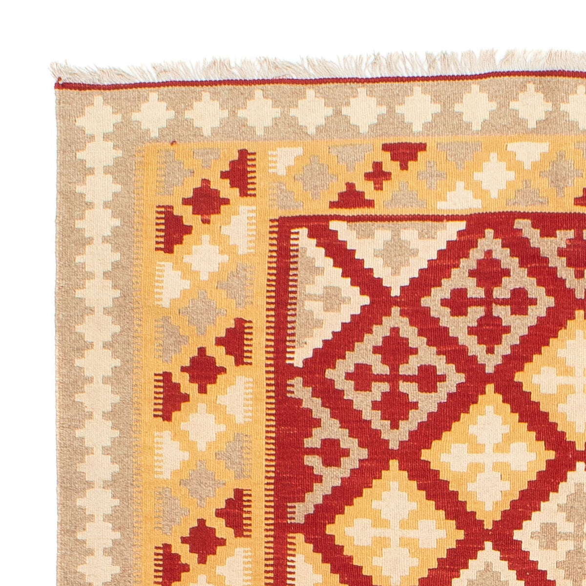 Kelim tapijt - Oosters - 216 x 153 cm - veelkleurig