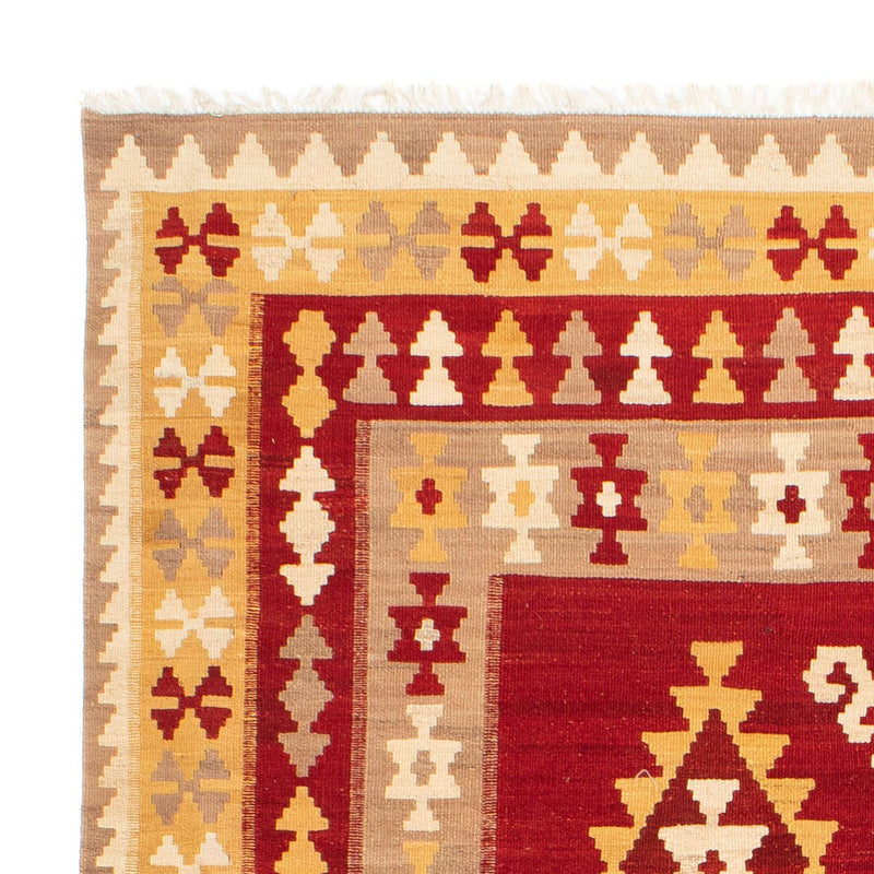 Kelim tapijt - Oosters - 252 x 178 cm - donkerrood