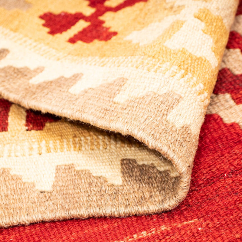 Kelim tapijt - Oosters - 252 x 178 cm - donkerrood