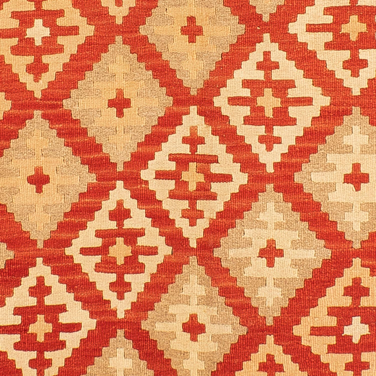 Kelim tapijt - Oosters - 206 x 152 cm - donkerrood