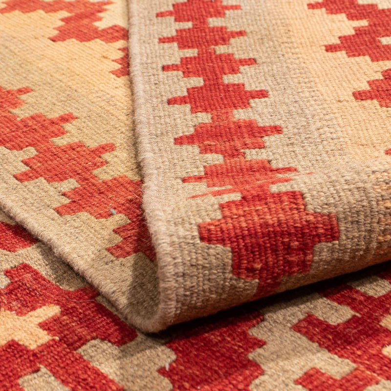 Kelim tapijt - Oosters - 206 x 152 cm - donkerrood