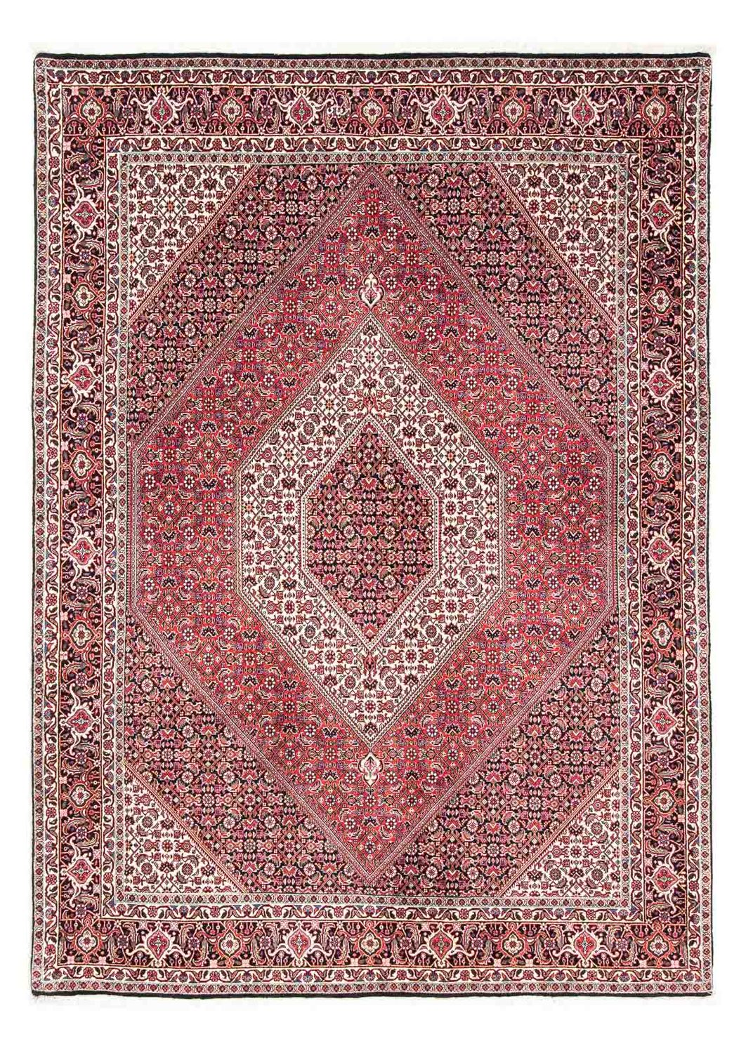 Perzisch tapijt - Bijar - 243 x 171 cm - licht rood