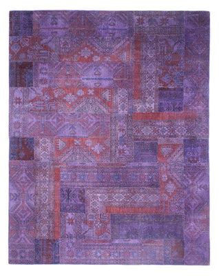 Patchwork tapijt - 299 x 239 cm - paars