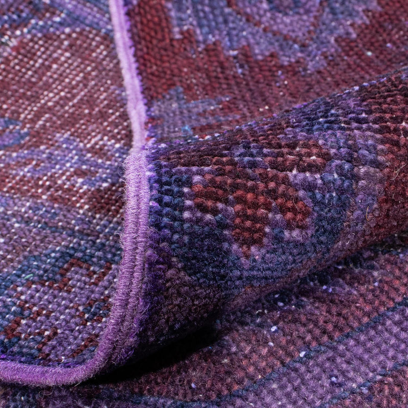 Patchwork tapijt - 299 x 239 cm - paars