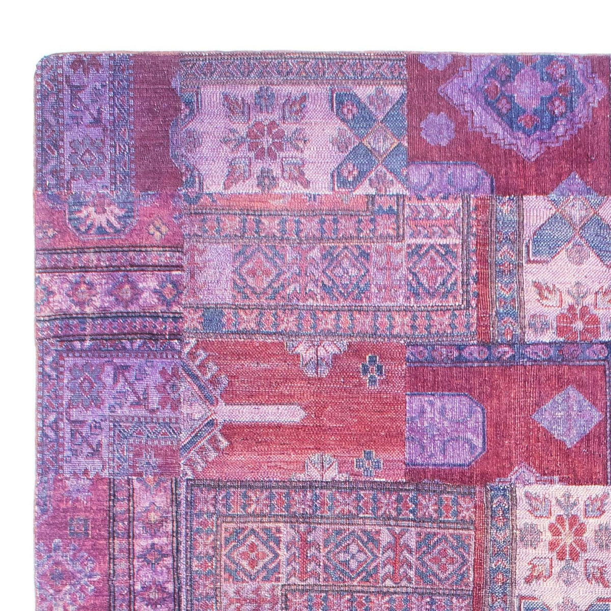 Patchwork tapijt - 291 x 210 cm - veelkleurig
