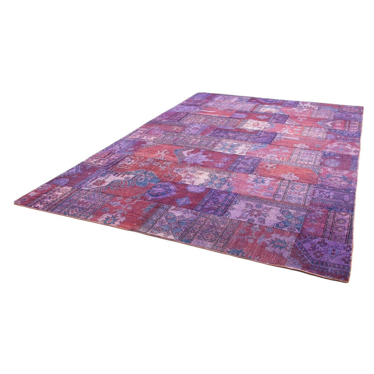 Patchwork tapijt - 291 x 210 cm - veelkleurig
