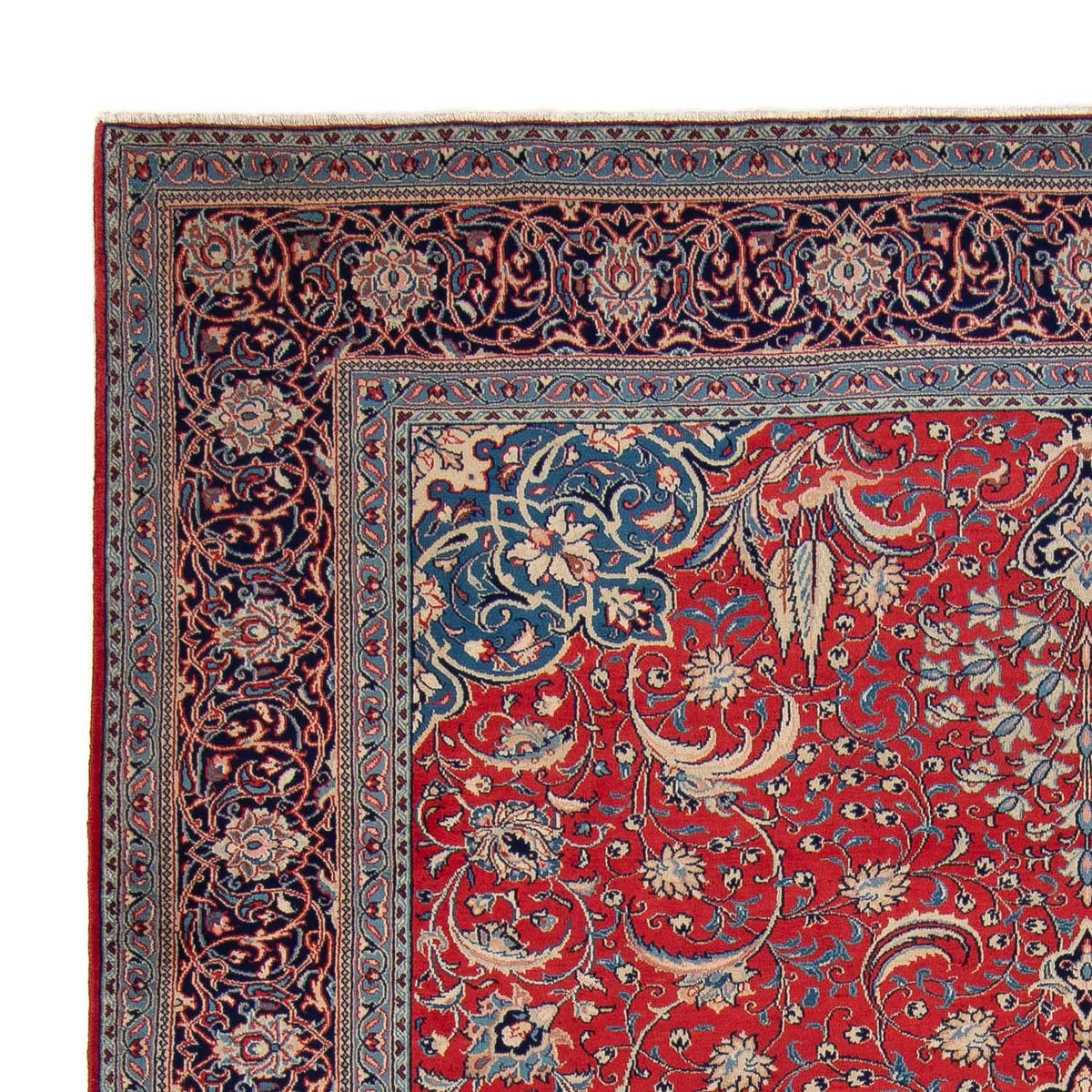 Patchwork tapijt - 355 x 270 cm - licht rood