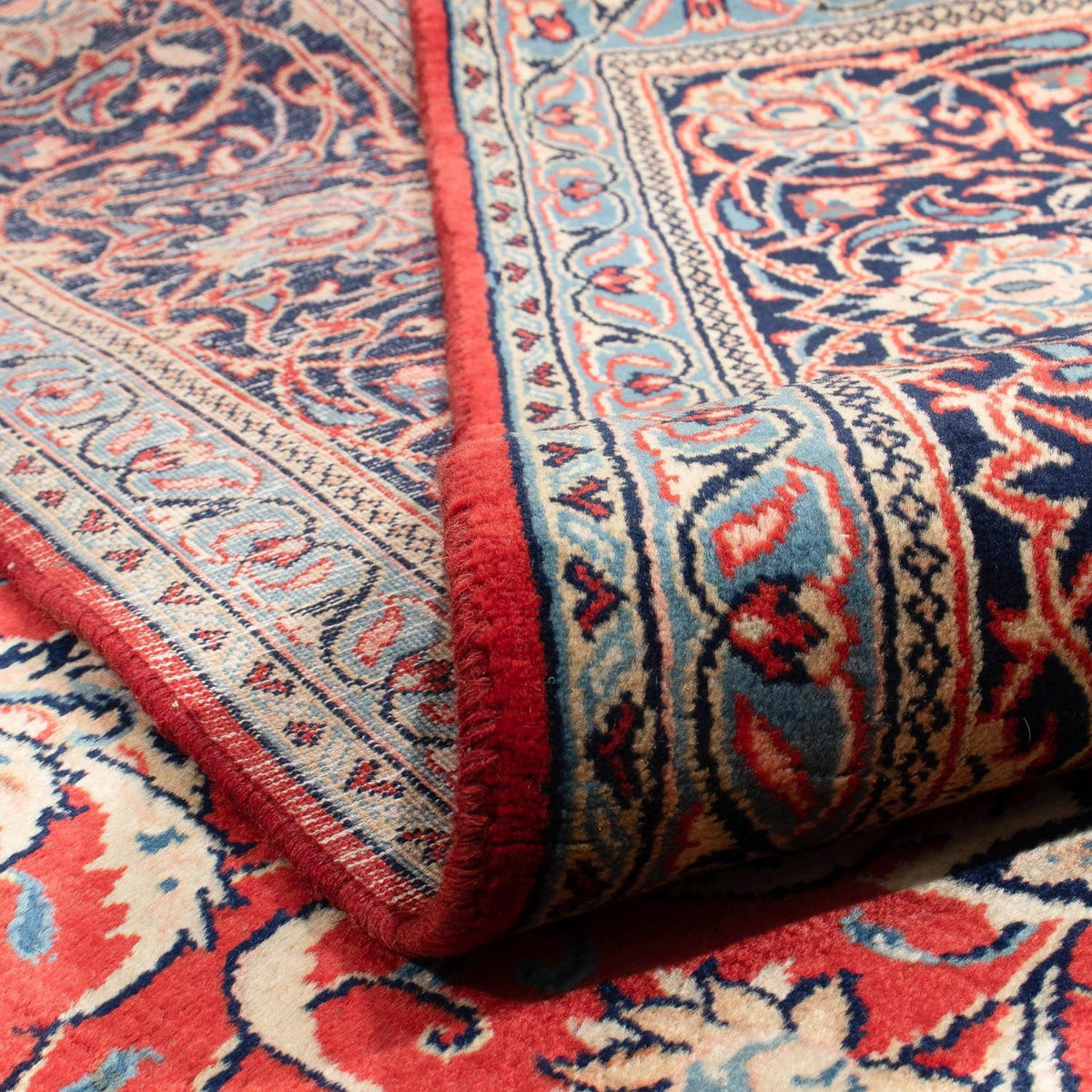 Patchwork tapijt - 355 x 270 cm - licht rood