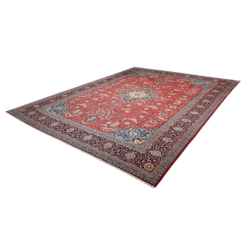 Patchwork tapijt - 355 x 270 cm - licht rood