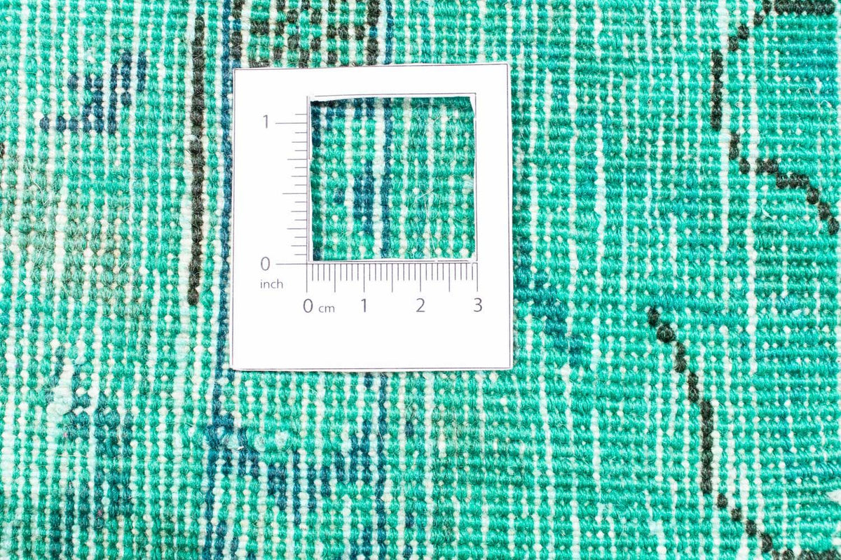 Patchwork tapijt - 297 x 231 cm - turkoois