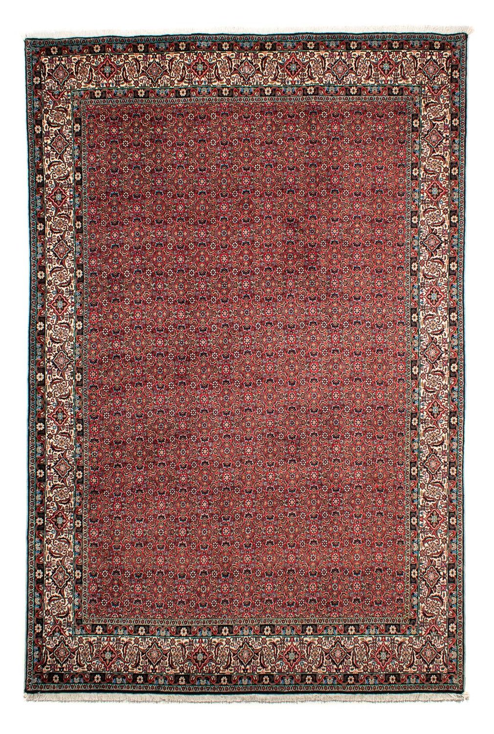 Perzisch tapijt - Bijar - 299 x 203 cm - licht rood