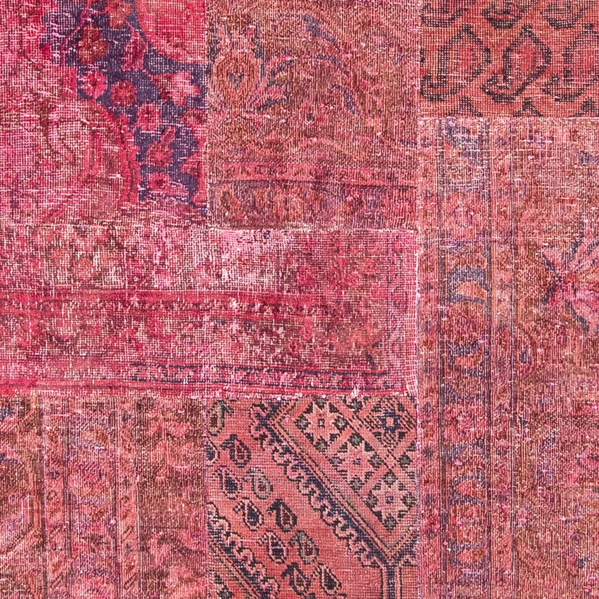 Patchwork tapijt - 239 x 152 cm - veelkleurig