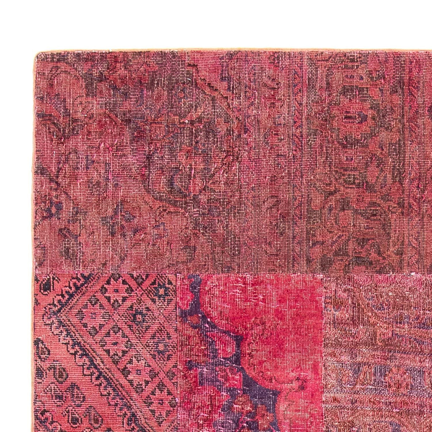 Patchwork tapijt 239x152cm - Perserteppich Wollteppich