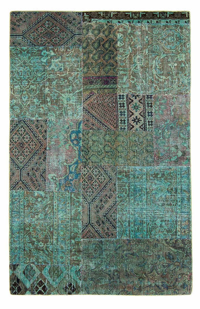 Patchwork tapijt 150x234cm - Wollen tapijt