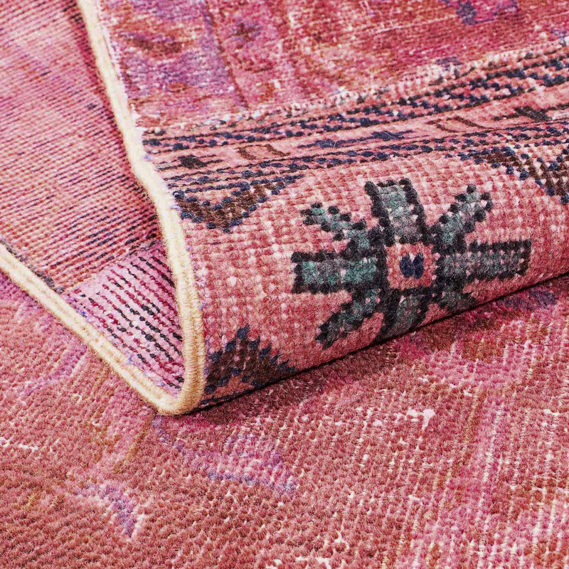 Patchwork tapijt - 241 x 151 cm - veelkleurig