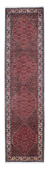 Loper Perzisch tapijt - Bijar - 308 x 78 cm - licht rood