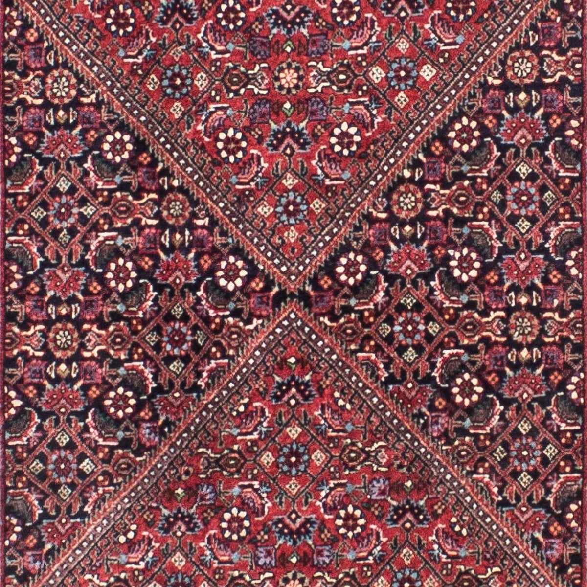 Loper Perzisch tapijt - Bijar - 308 x 78 cm - licht rood
