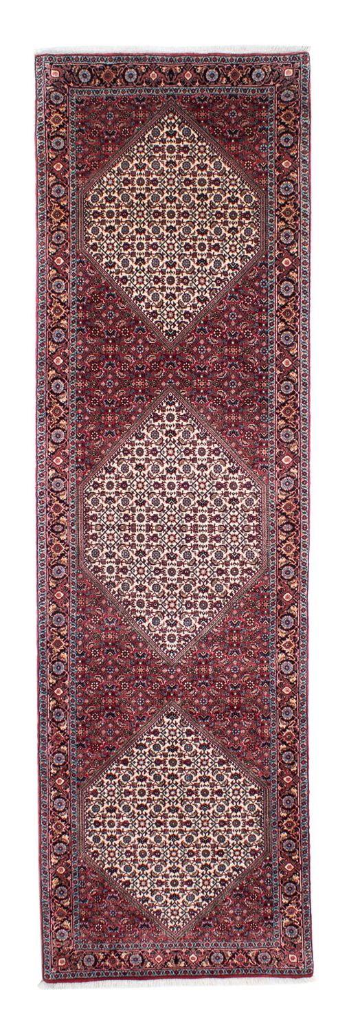 Loper Perzisch tapijt - Bijar - 306 x 91 cm - beige