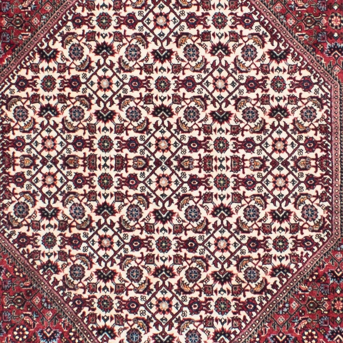 Loper Perzisch tapijt - Bijar - 306 x 91 cm - beige