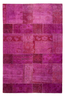 Patchwork tapijt - 271 x 182 cm - paars