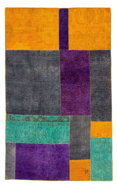 Patchwork tapijt 146x237cm - Wollen tapijt