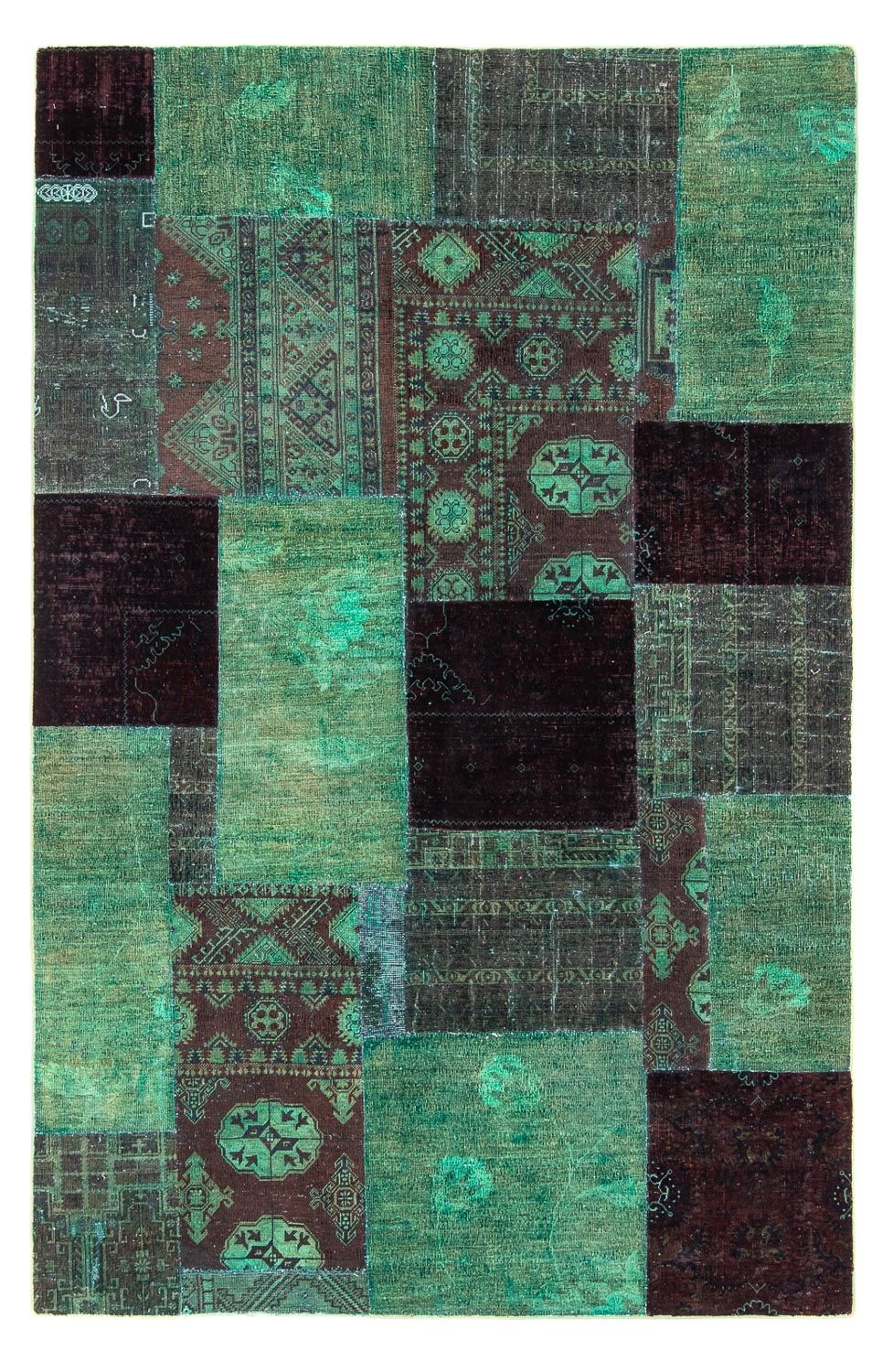Patchwork tapijt - 270 x 175 cm - veelkleurig