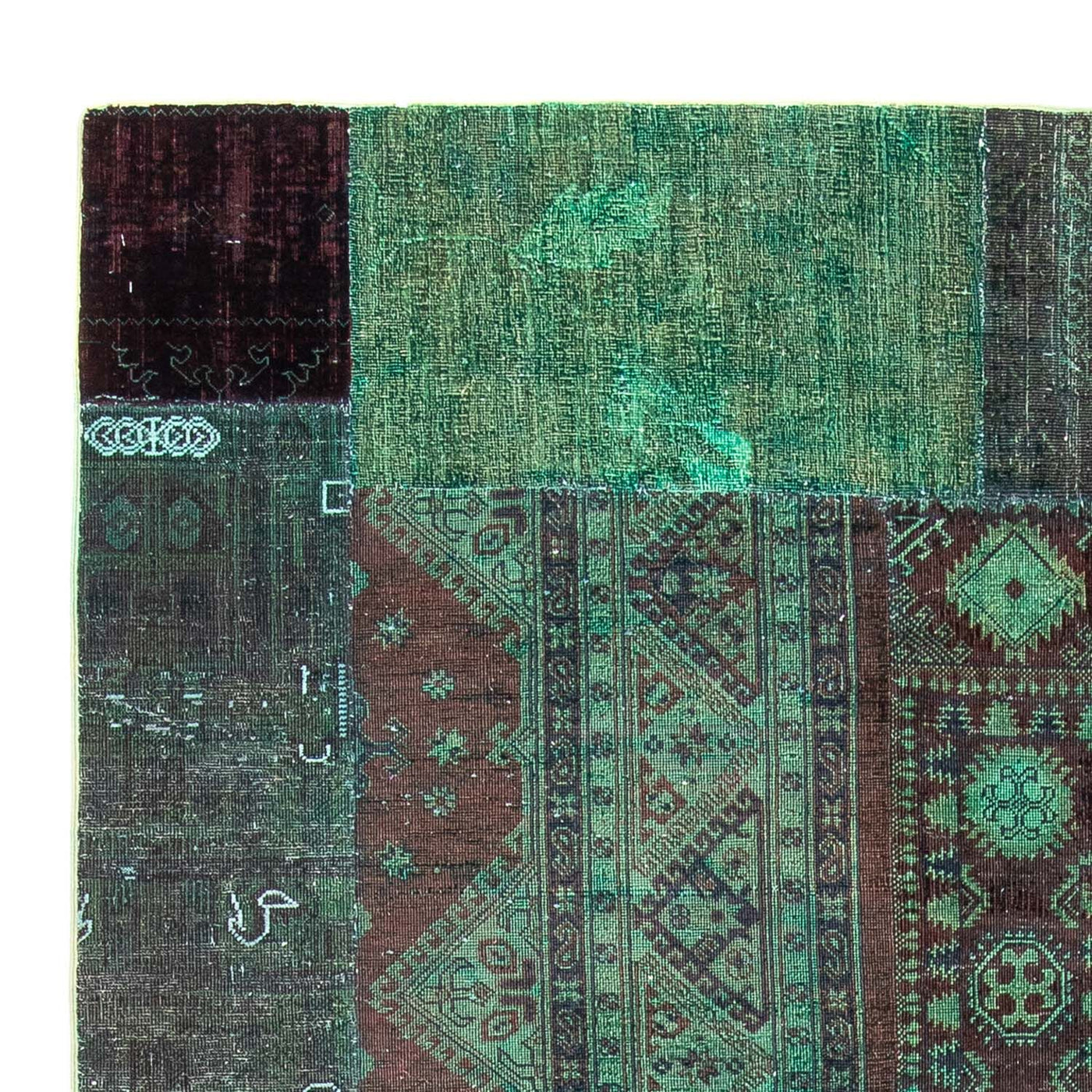 Patchwork tapijt 270x175cm - Perserteppich Wollteppich