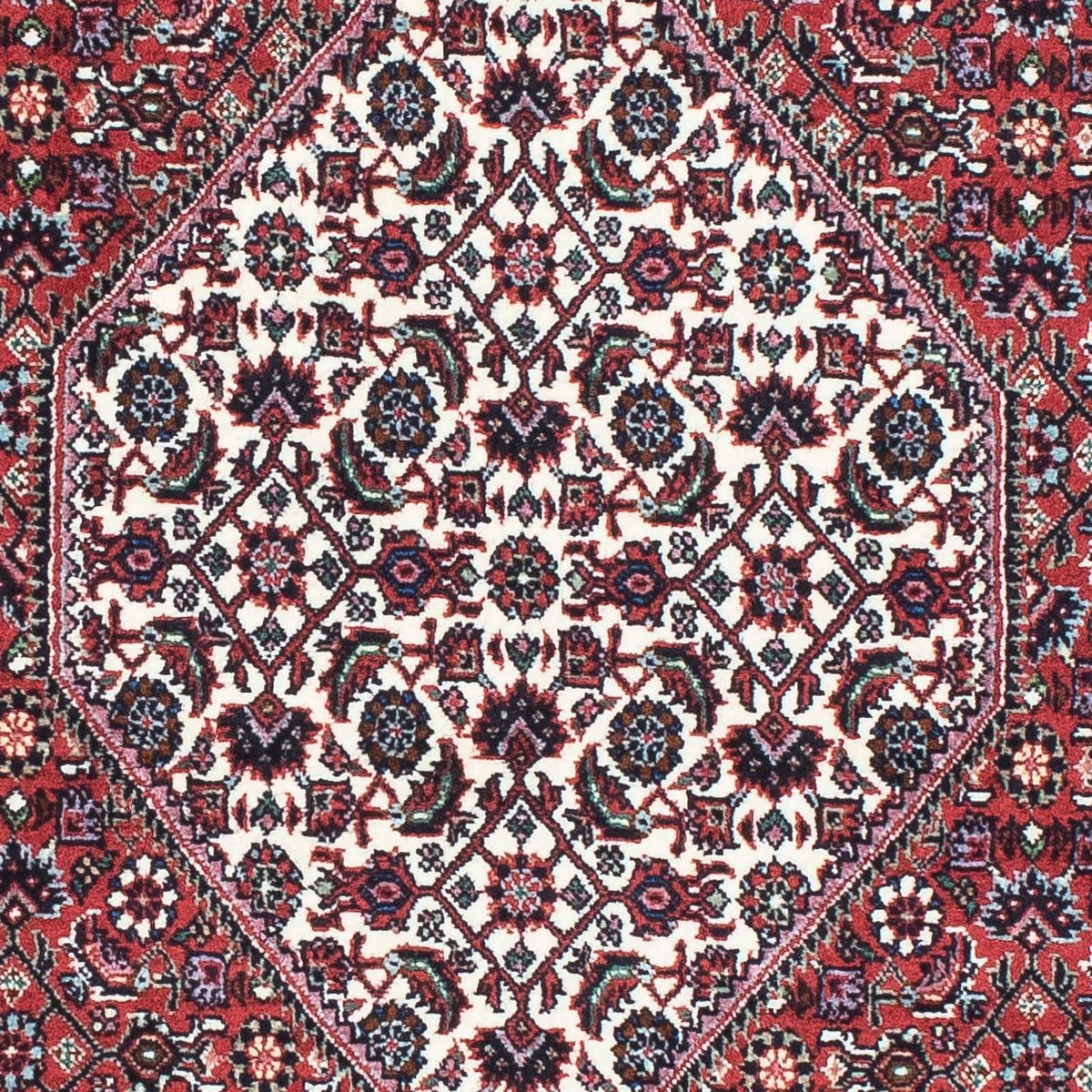 Loper Perzisch tapijt - Bijar - 212 x 71 cm - rood