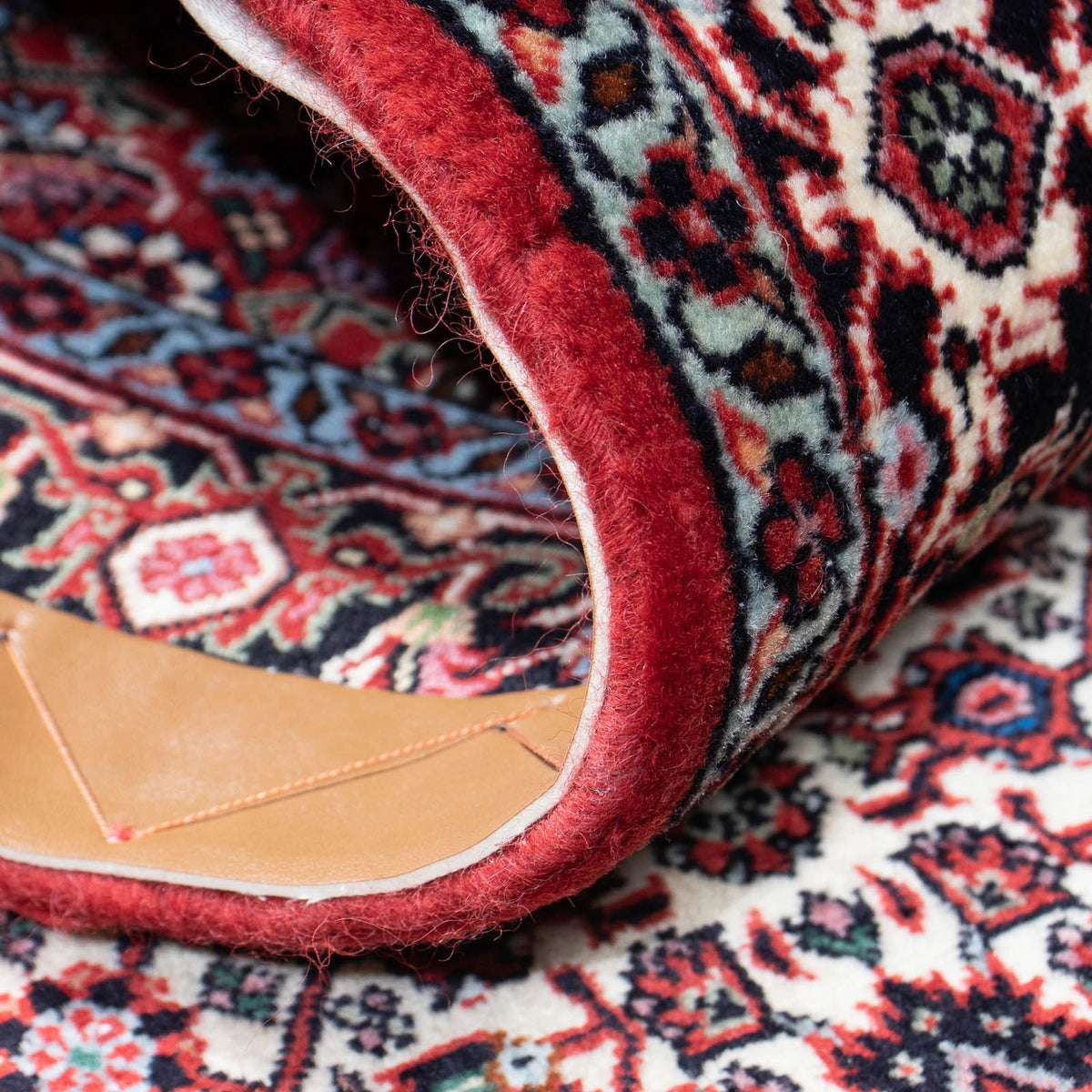 Loper Perzisch tapijt - Bijar - 212 x 71 cm - rood