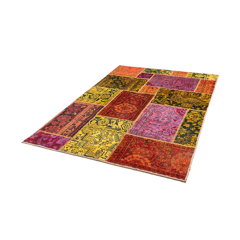 Patchwork tapijt - 198 x 137 cm - veelkleurig