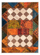 Patchwork tapijt 229x163cm - Perserteppich Wollteppich
