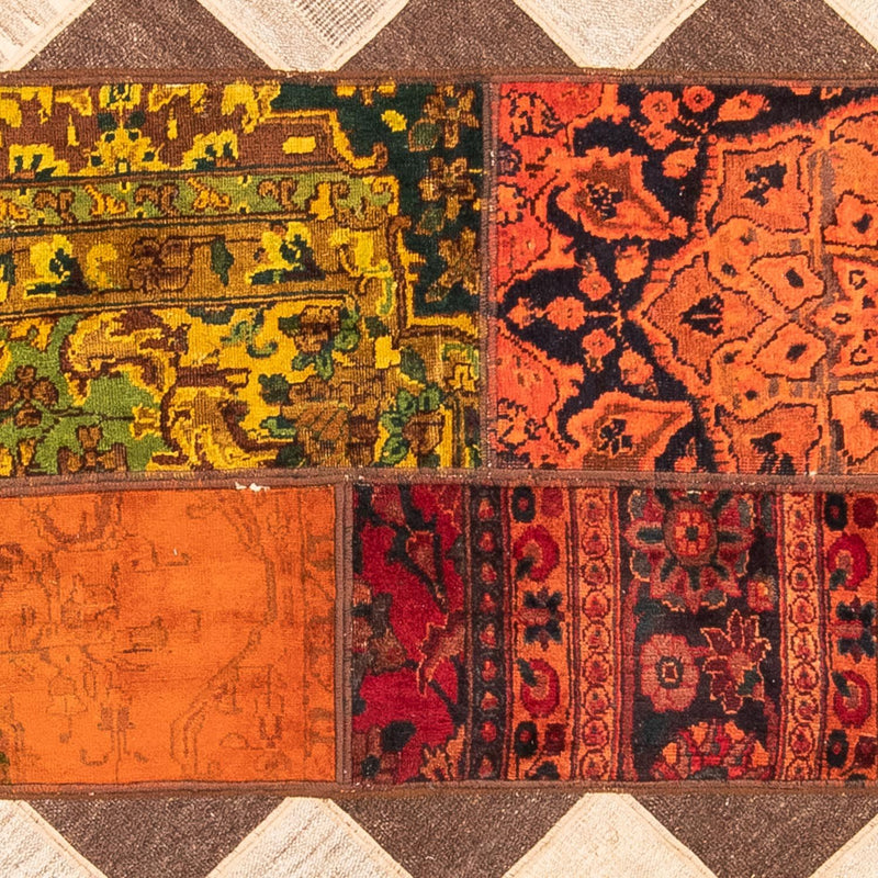 Patchwork tapijt - 229 x 163 cm - veelkleurig