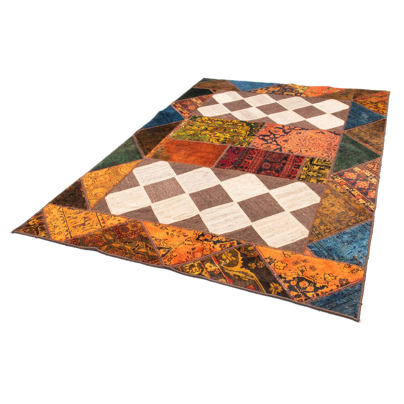 Patchwork tapijt - 229 x 163 cm - veelkleurig